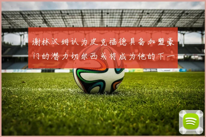 谢林汉姆认为皮克福德具备加盟豪门的潜力切尔西或将成为他的下一个选择