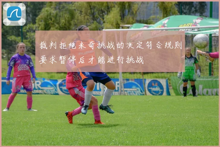 裁判拒绝米奇挑战的决定符合规则要求暂停后才能进行挑战